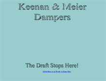 Tablet Screenshot of kmdampers.com